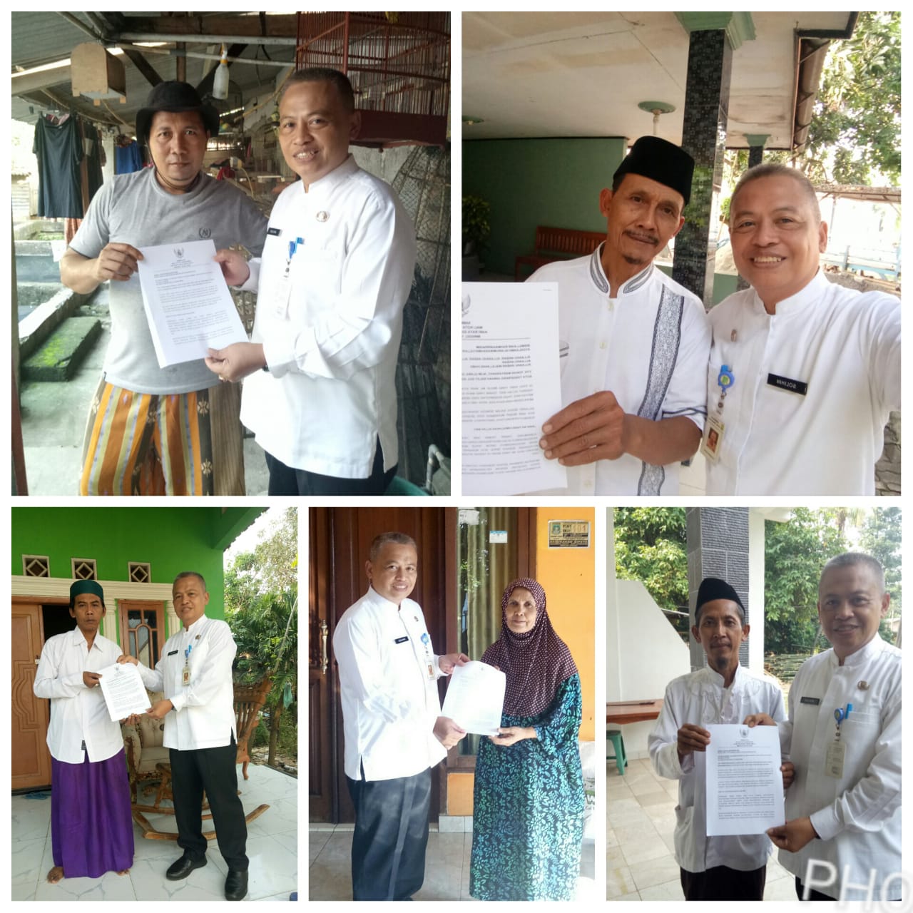 Pendistribusian teks sabutan Bpk. Walikota Tangerang  untuk Sholat Idul Adha
