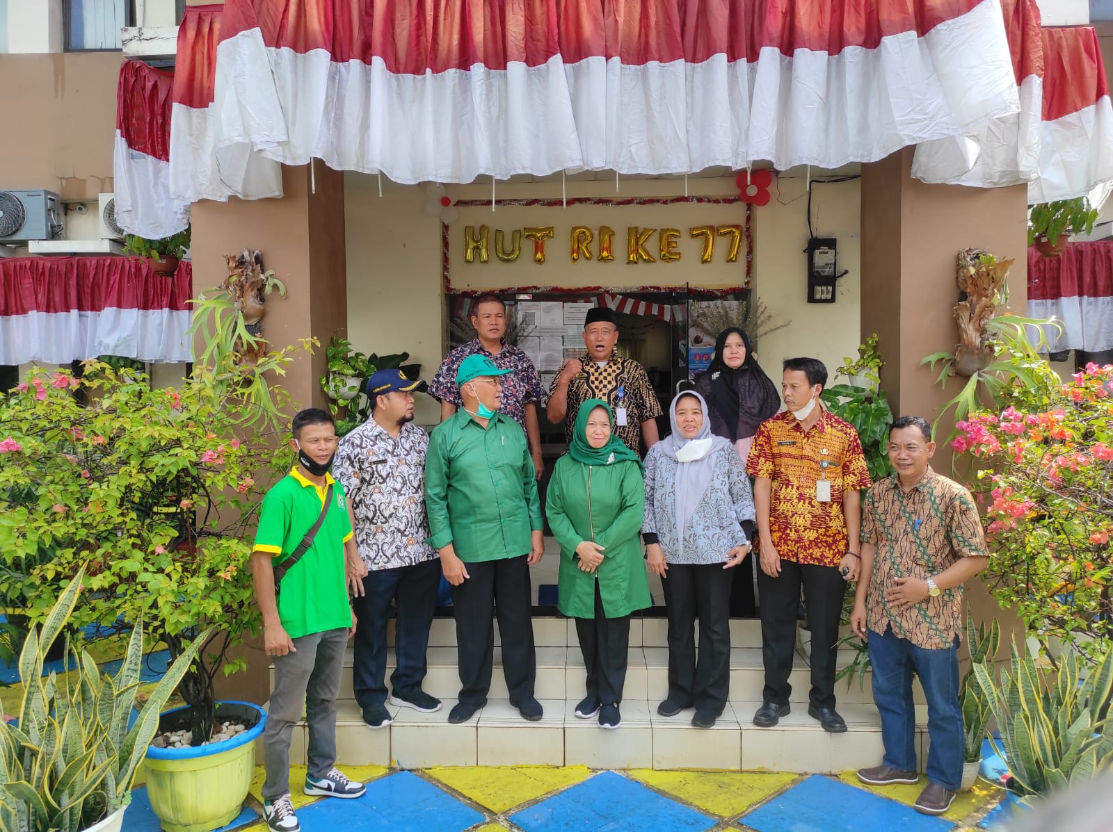 Penilaian FKTS kelurahan Neroktog oleh Team penilai FKTS Kota Tangerang.